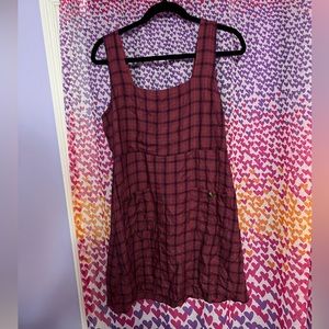 American eagle plaid dress/pinafore